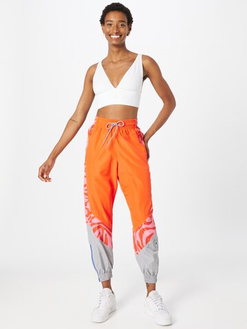 ADIDAS BY STELLA MCCARTNEY Tapered Workout Pants in Orange