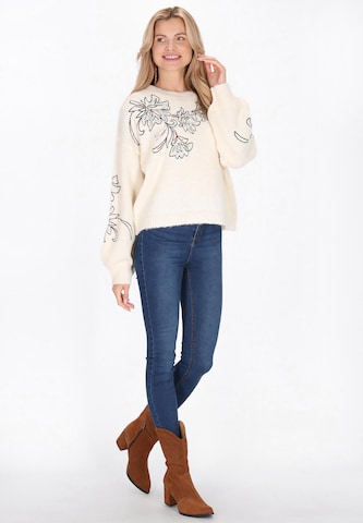 Pull-over usha FESTIVAL en beige