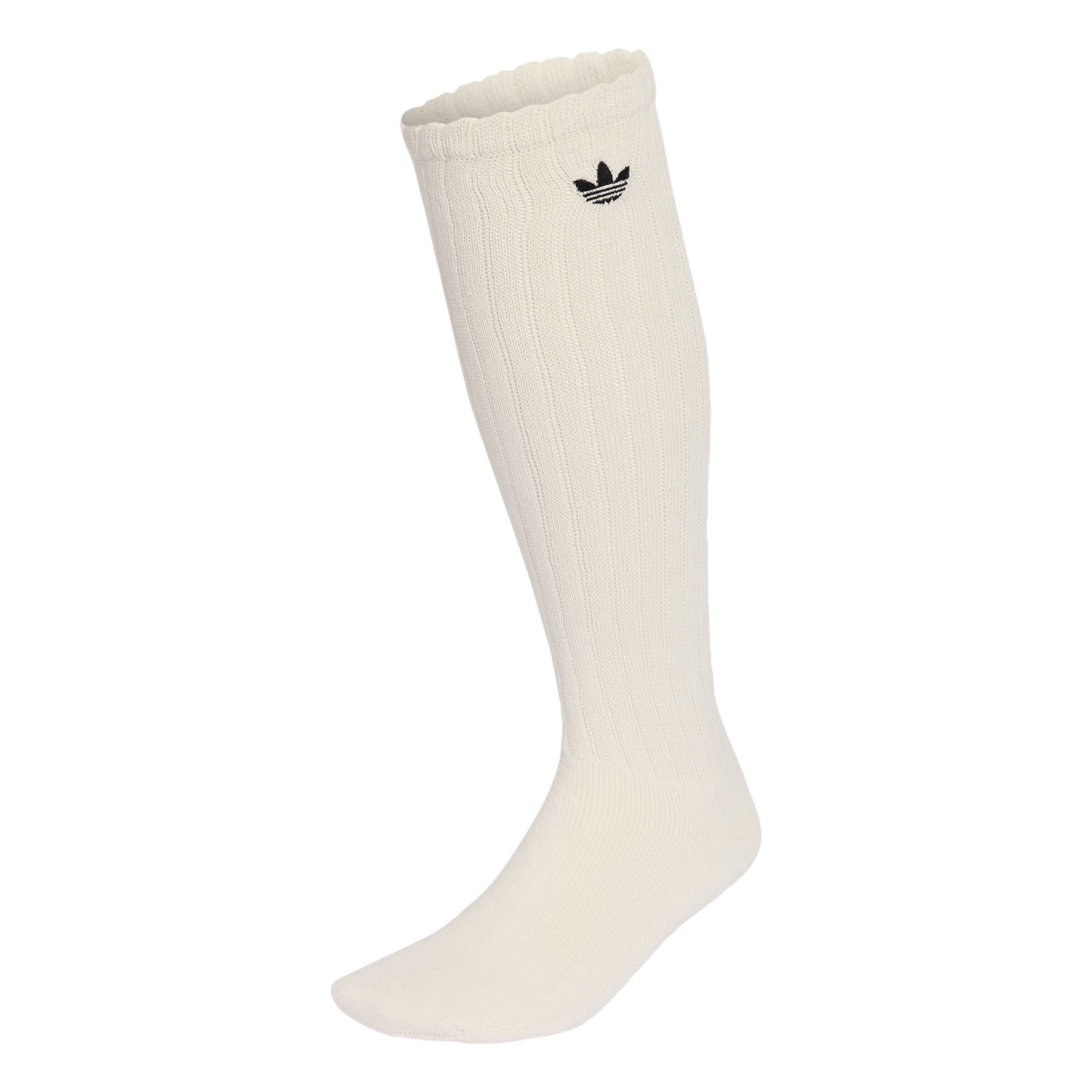 ADIDAS ORIGINALS Knee socks in White: front