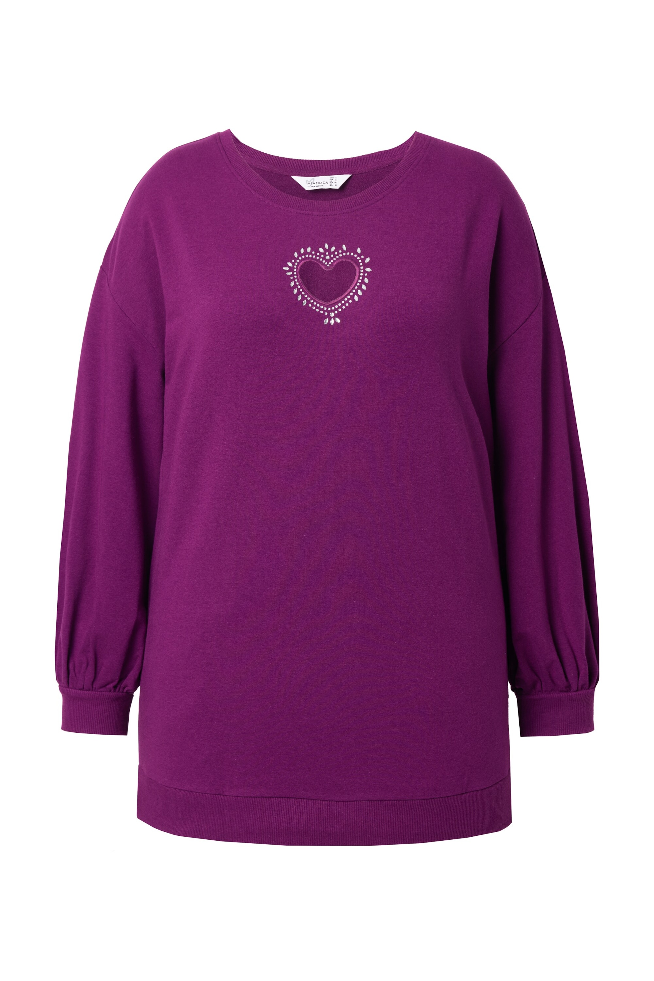 MIAMODA Sweatshirt in Lila: voorkant