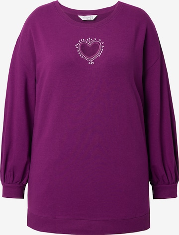 MIAMODA Sweatshirt in Purple: front