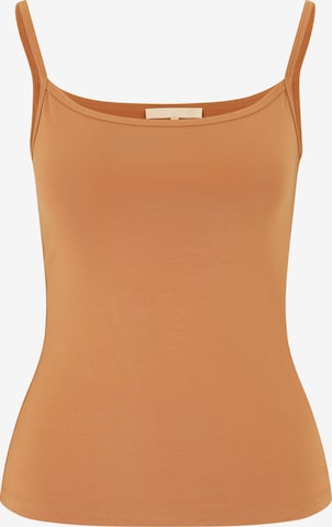 Les Lunes Top 'Elizaa' in Orange: front