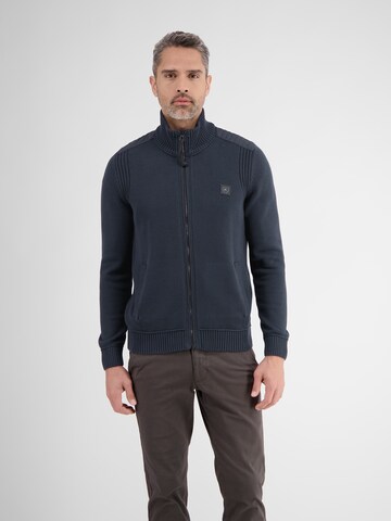 LERROS Knit cardigan in Blue: front