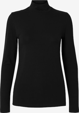 SELECTED FEMME - Camiseta 'CORA' en negro: frente