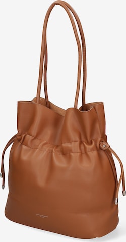 Borsa a sacco di David Jones in marrone: frontale