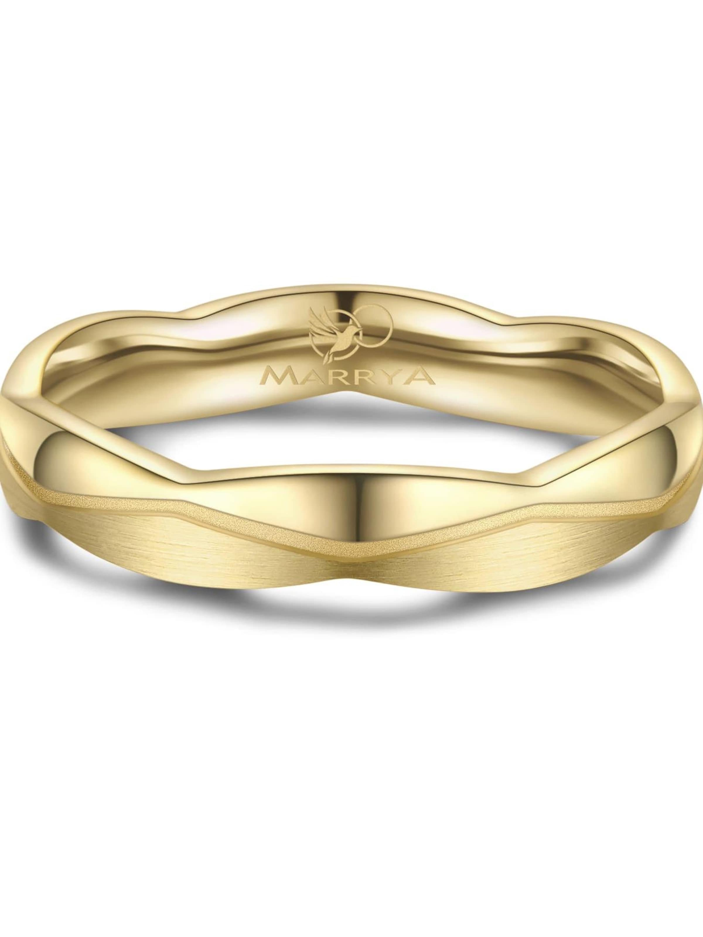 MARRYA Ring 'MARRYA TI-28 Ehering aus Titan'‌‌‌‌‌‌ in Gelb