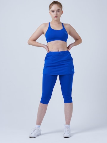 SPORTKIND Sportrok '2-in-1 Tennis Skirt with Leggings' in Blauw: voorkant