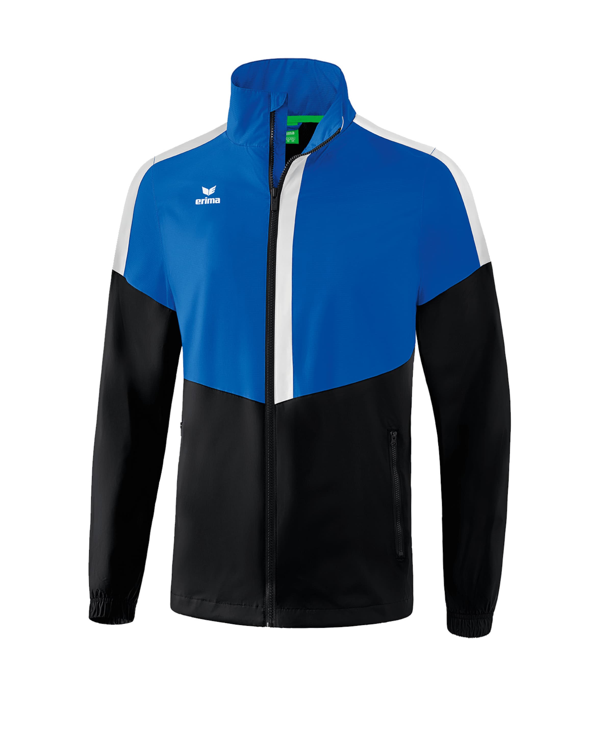 ERIMA Sportjacke in blau / schwarz / weiß, Produktansicht
