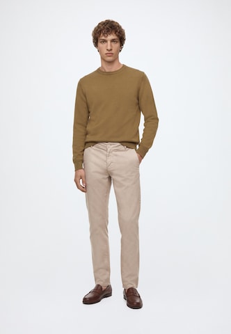 Casual Friday Слим фит Панталон Chino 'CFViggo' в сиво: отпред