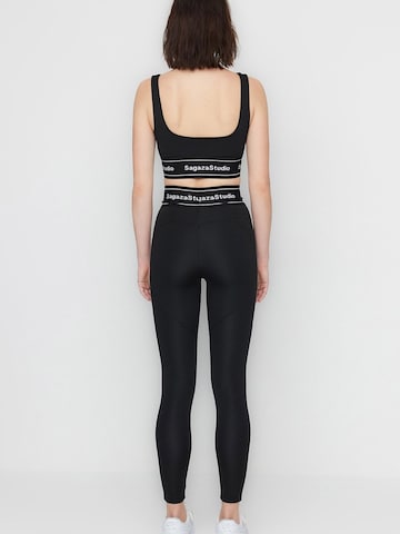 Trendyol Skinny Spodnie sportowe w kolorze czarny