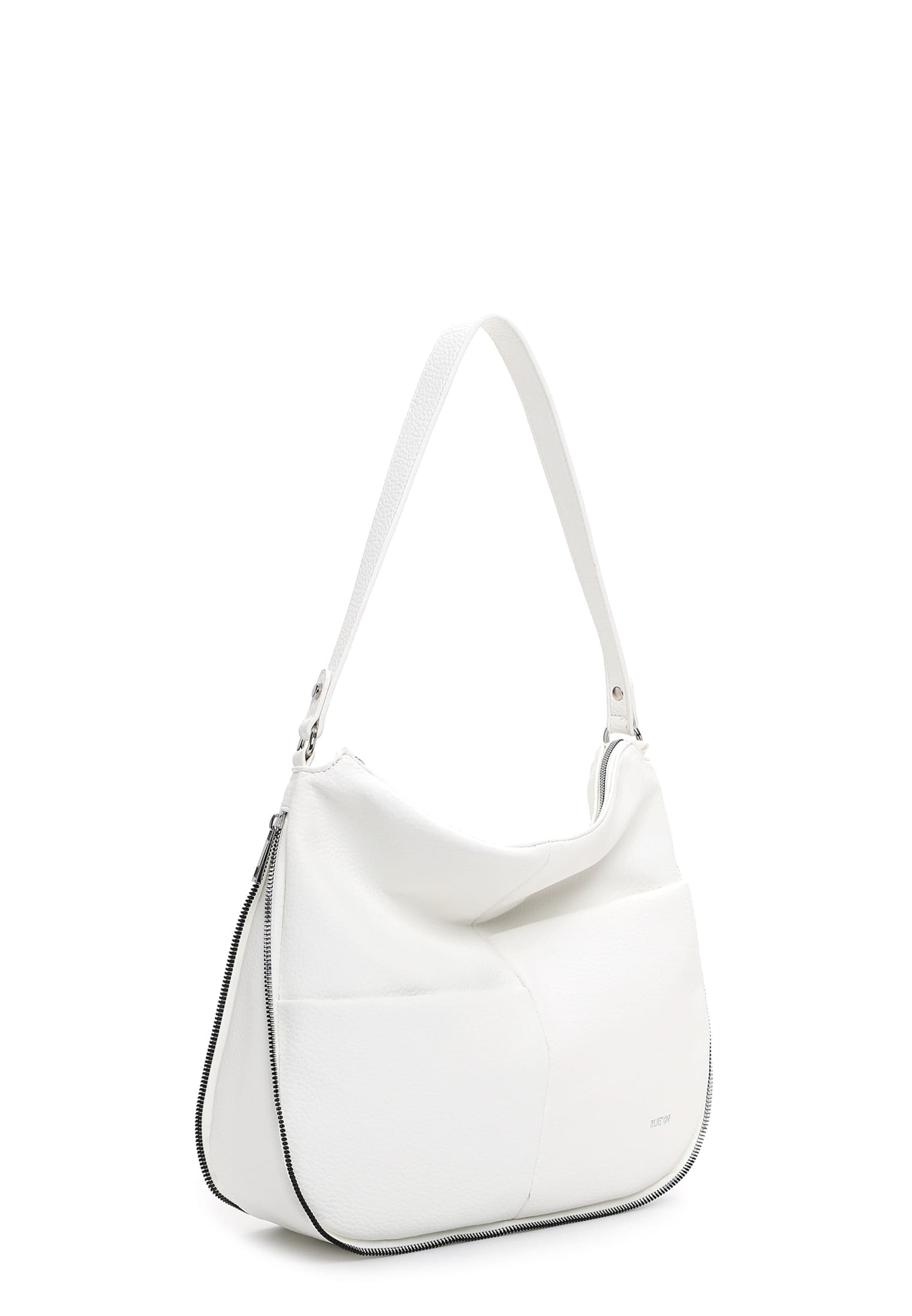 Borsa a sacco ' E&N Beziers RUE 09 ' di Emily & Noah in bianco