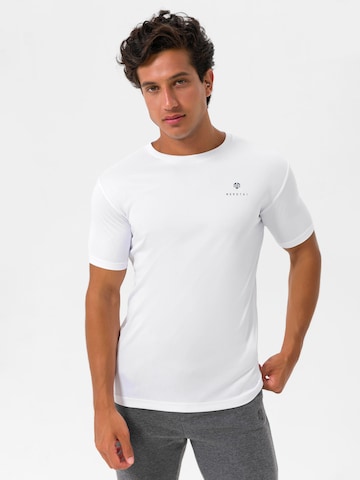 MOROTAI Koszulka funkcyjna w kolorze biały