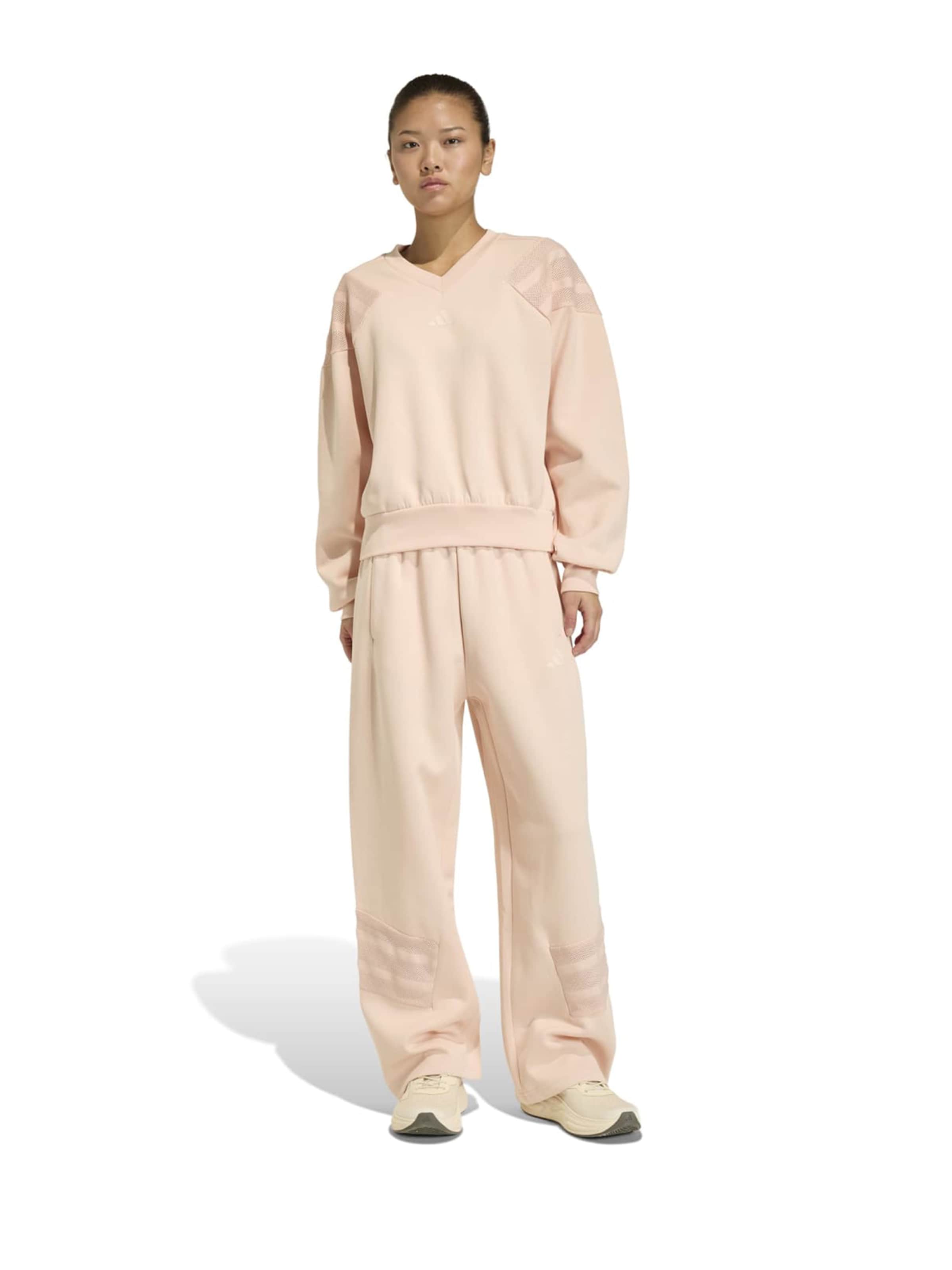 Wide leg Pantaloni sportivi di ADIDAS SPORTSWEAR in rosa