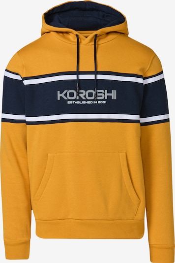 KOROSHI Pulover veličine L u mornarsko plava / žuta / bijela, Pregled proizvoda