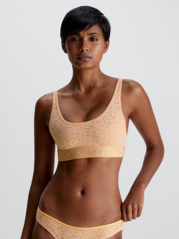 Calvin Klein Underwear Bustier BH 'Intrinsic' in Oranje: voorkant