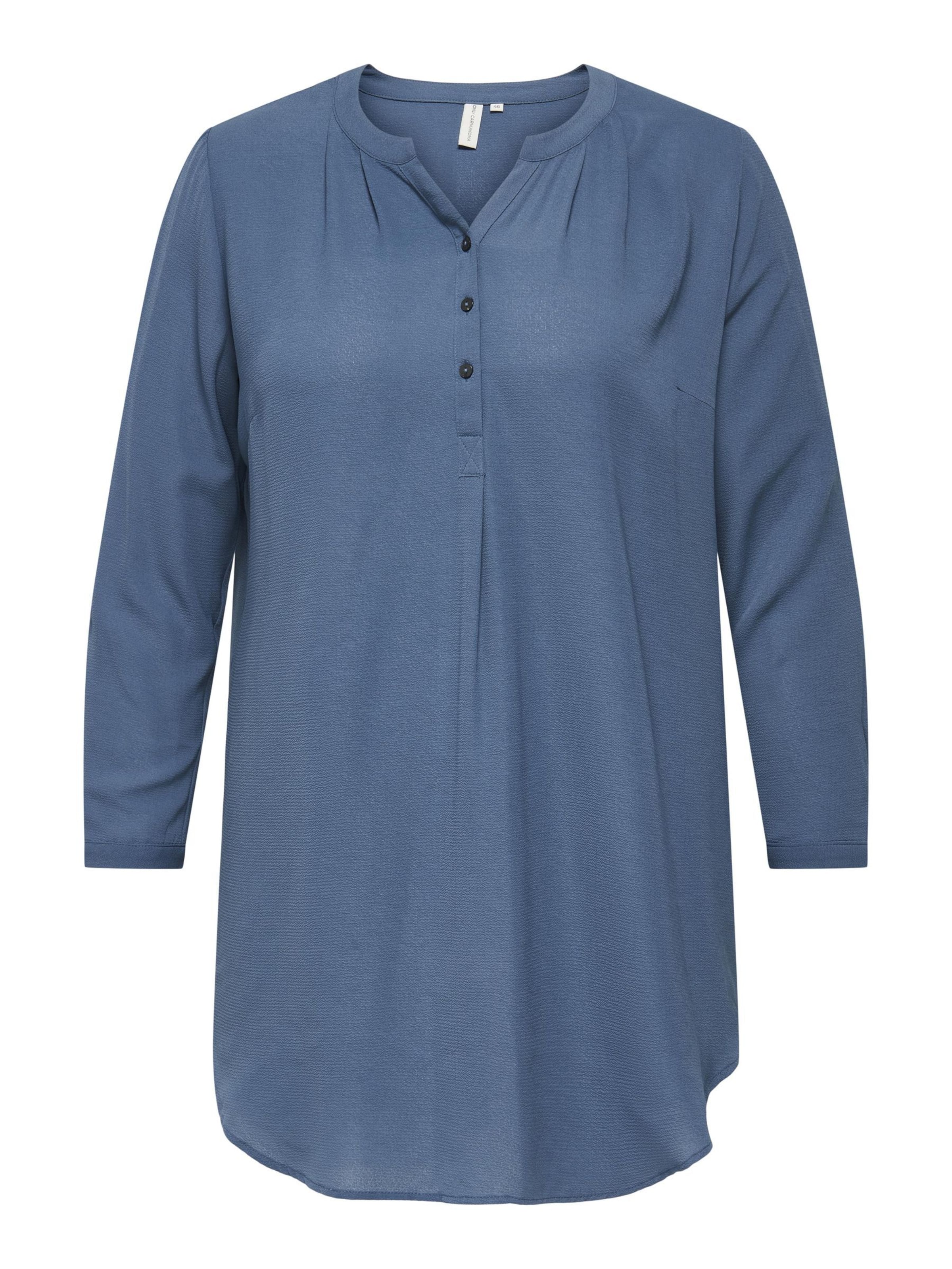 ONLY Carmakoma Blouse in Blue: front