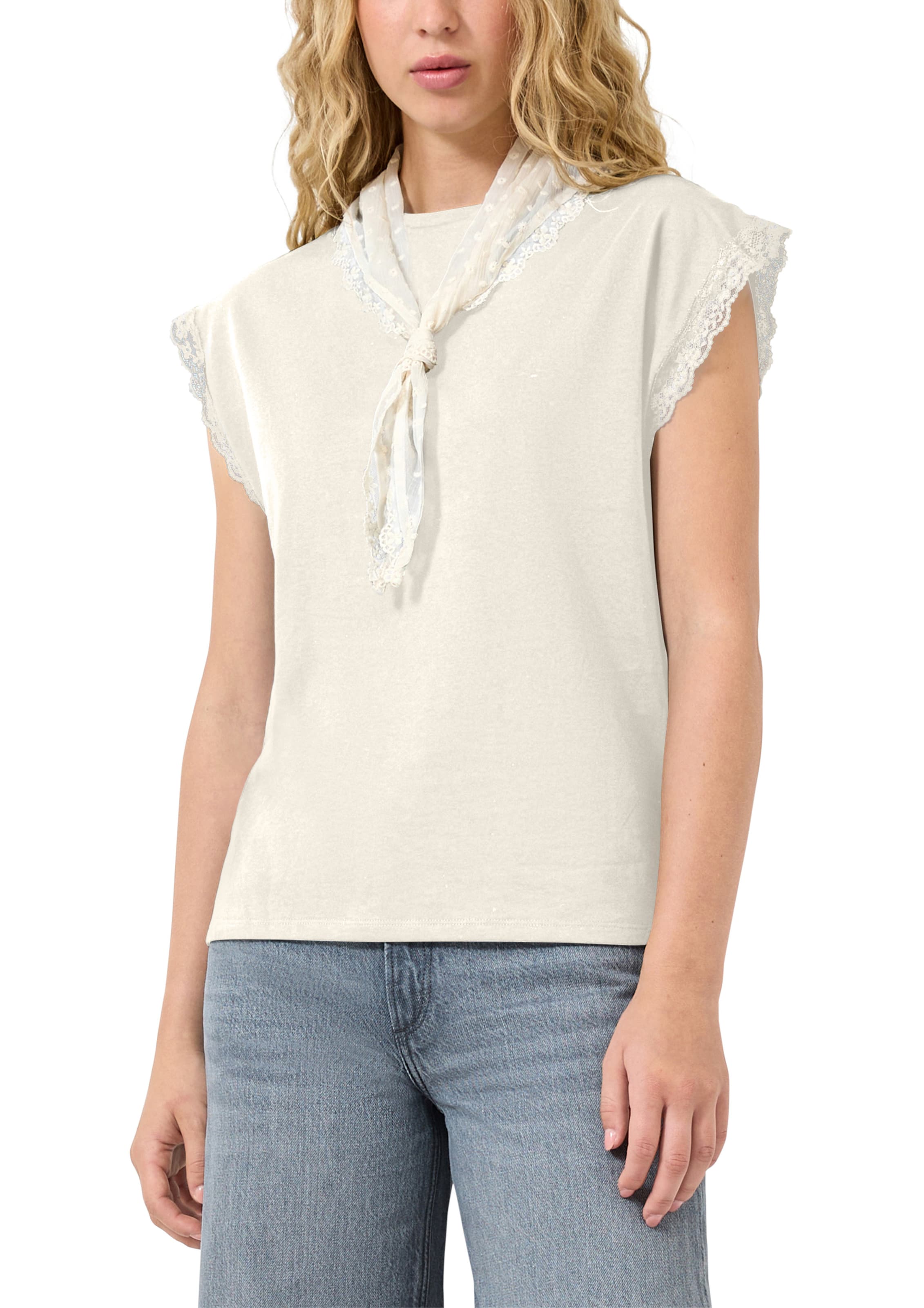 T-shirt QS en beige
