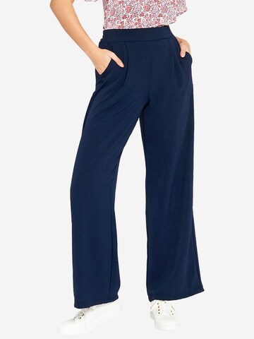 LolaLiza Loose fit Trousers in Blue: front