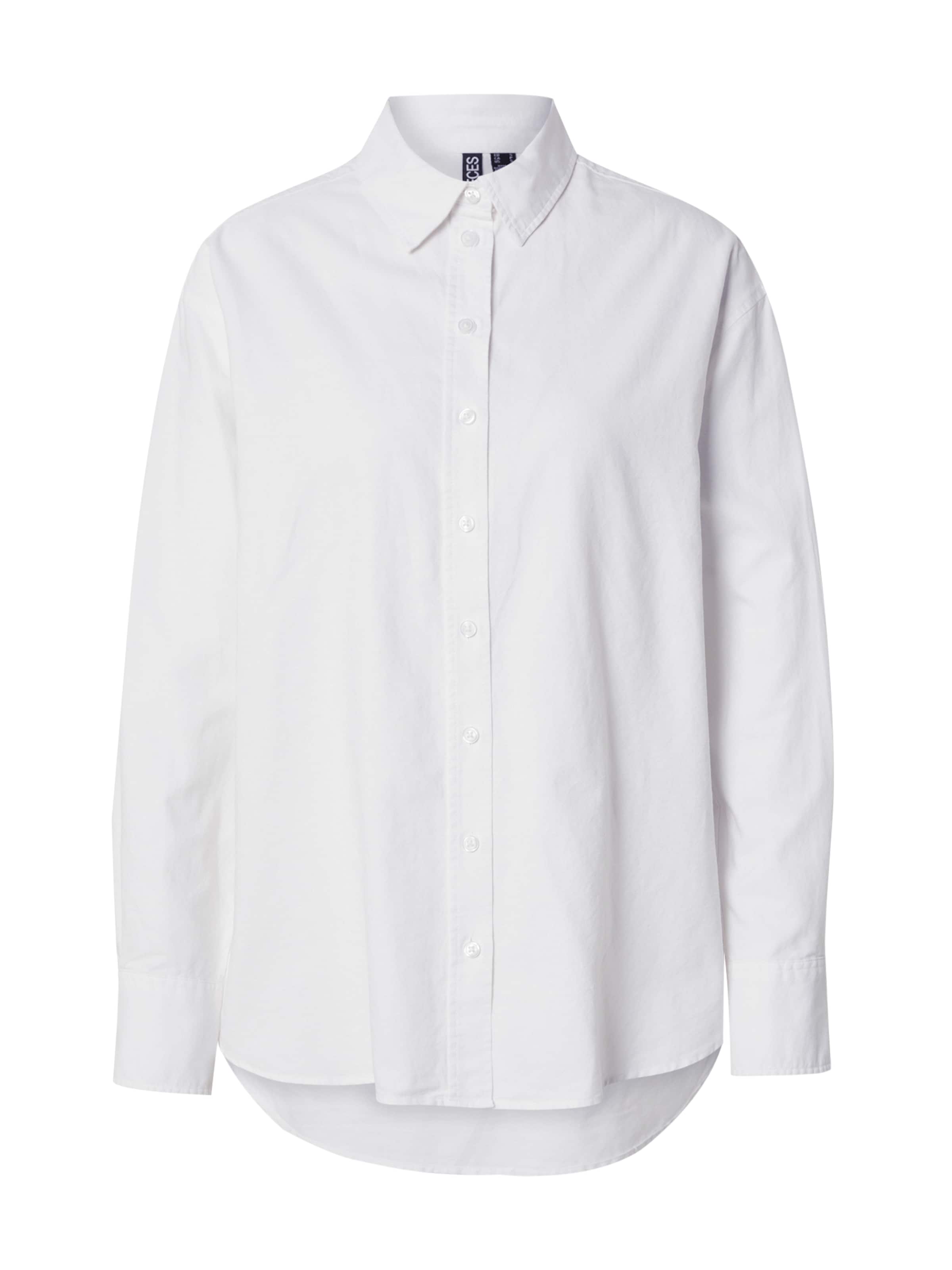 Bluză 'PCPOPPY' de la PIECES pe alb: față