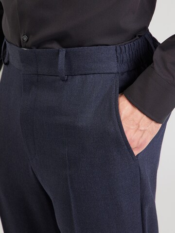 Michael Kors Regular Trousers with creases in Blue