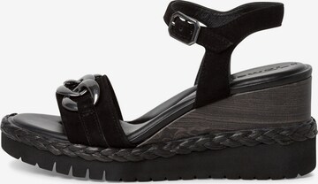 TAMARIS Strap Sandals in Black