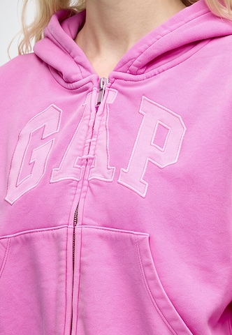 GAP - Casaco em moletão em rosa: frente