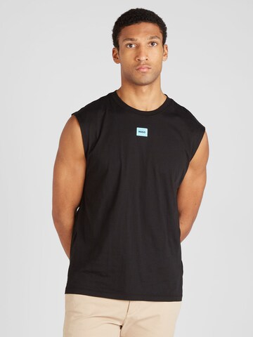 HUGO - Camiseta 'Dankto 241' en negro: frente