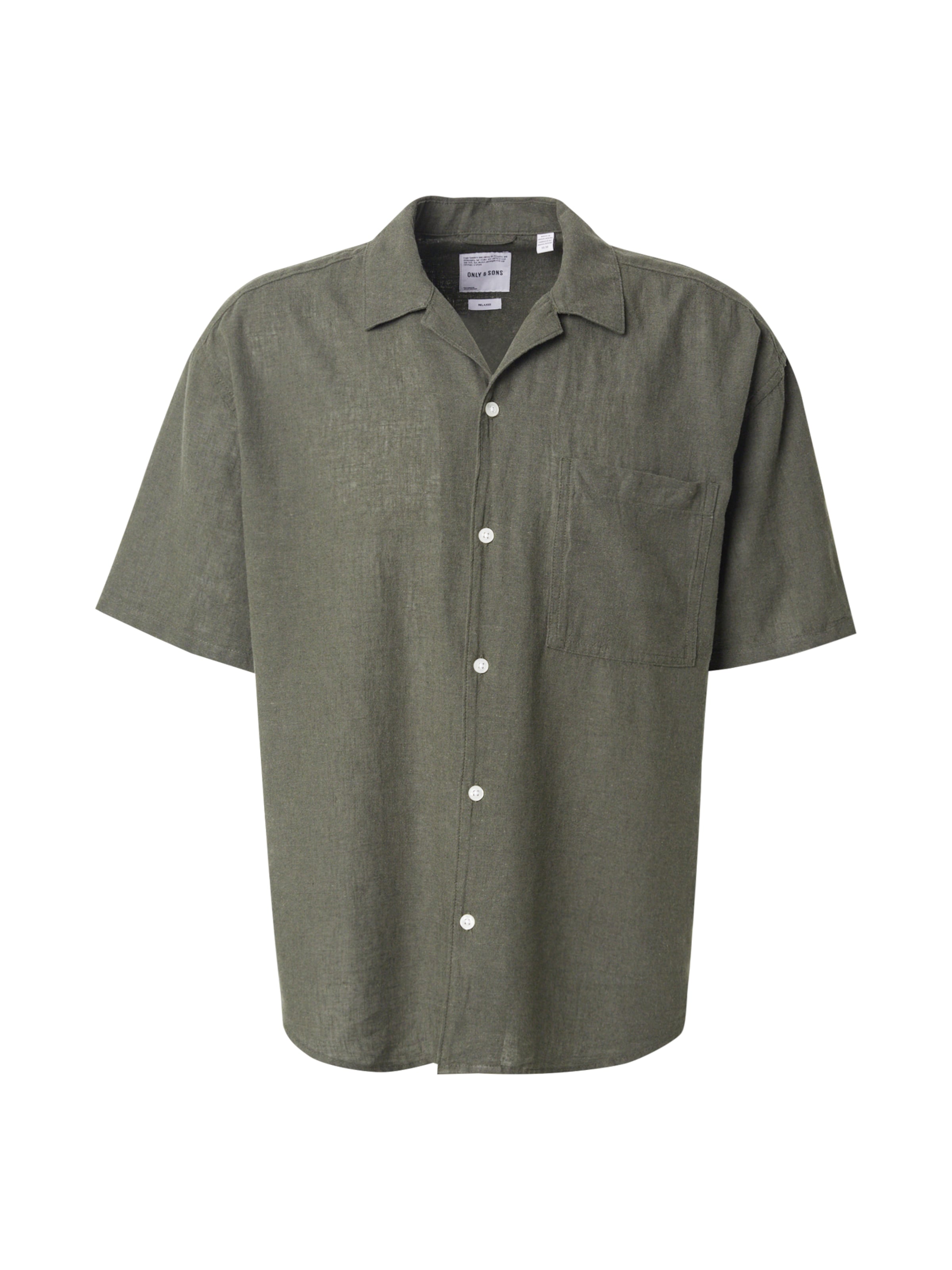 Only & Sons Πουκάμισο 'ONSCAIDEN' σε γκρι: μπροστά