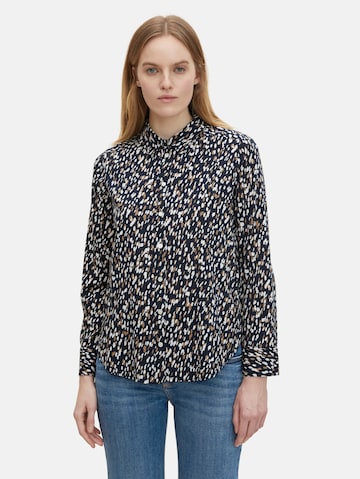 TOM TAILOR Blouse in Blauw: voorkant