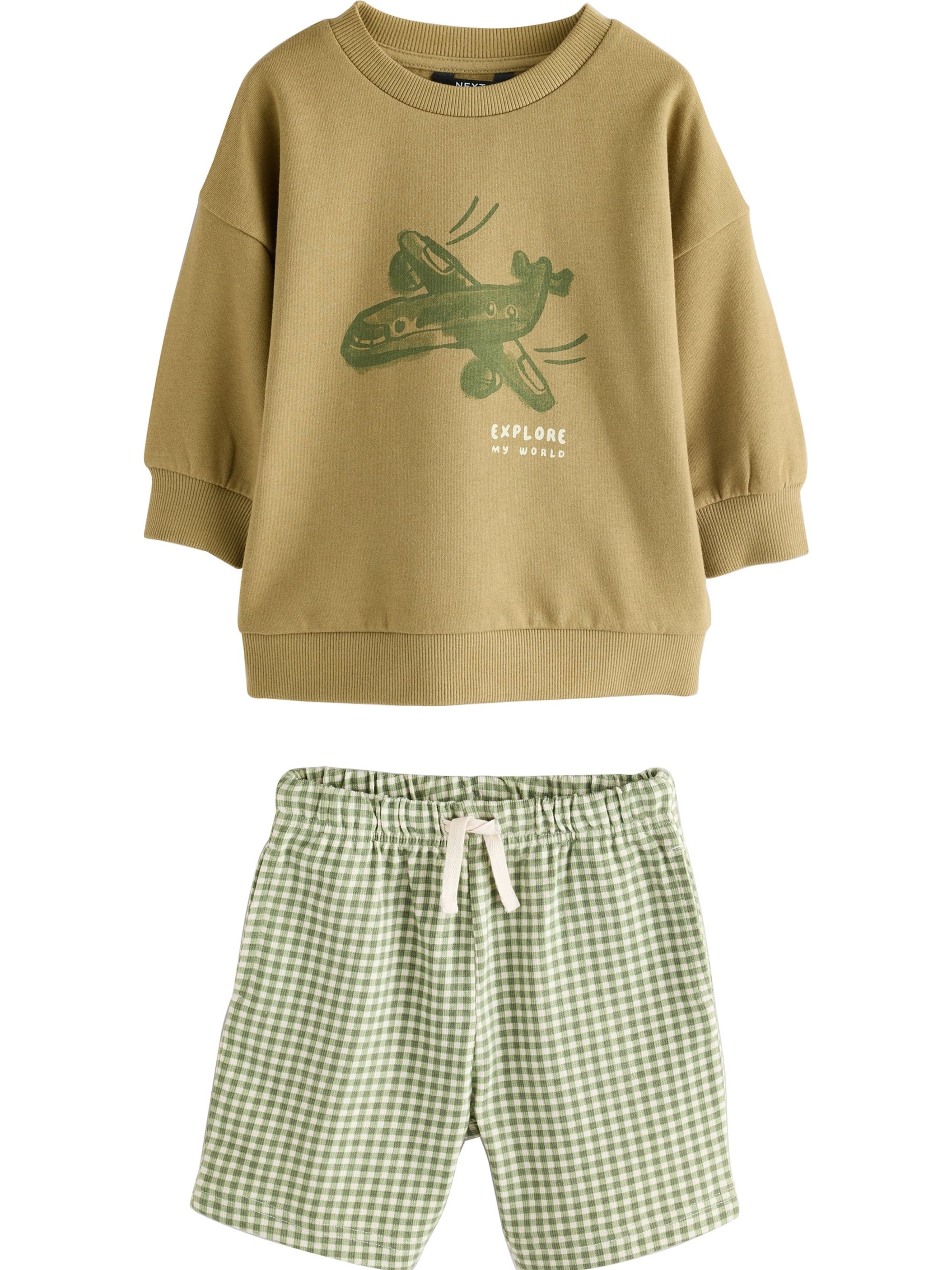 Next Set 'Rennauto' in Grün: Vorderseite