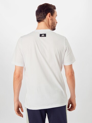 T-Shirt fonctionnel ADIDAS PERFORMANCE en blanc