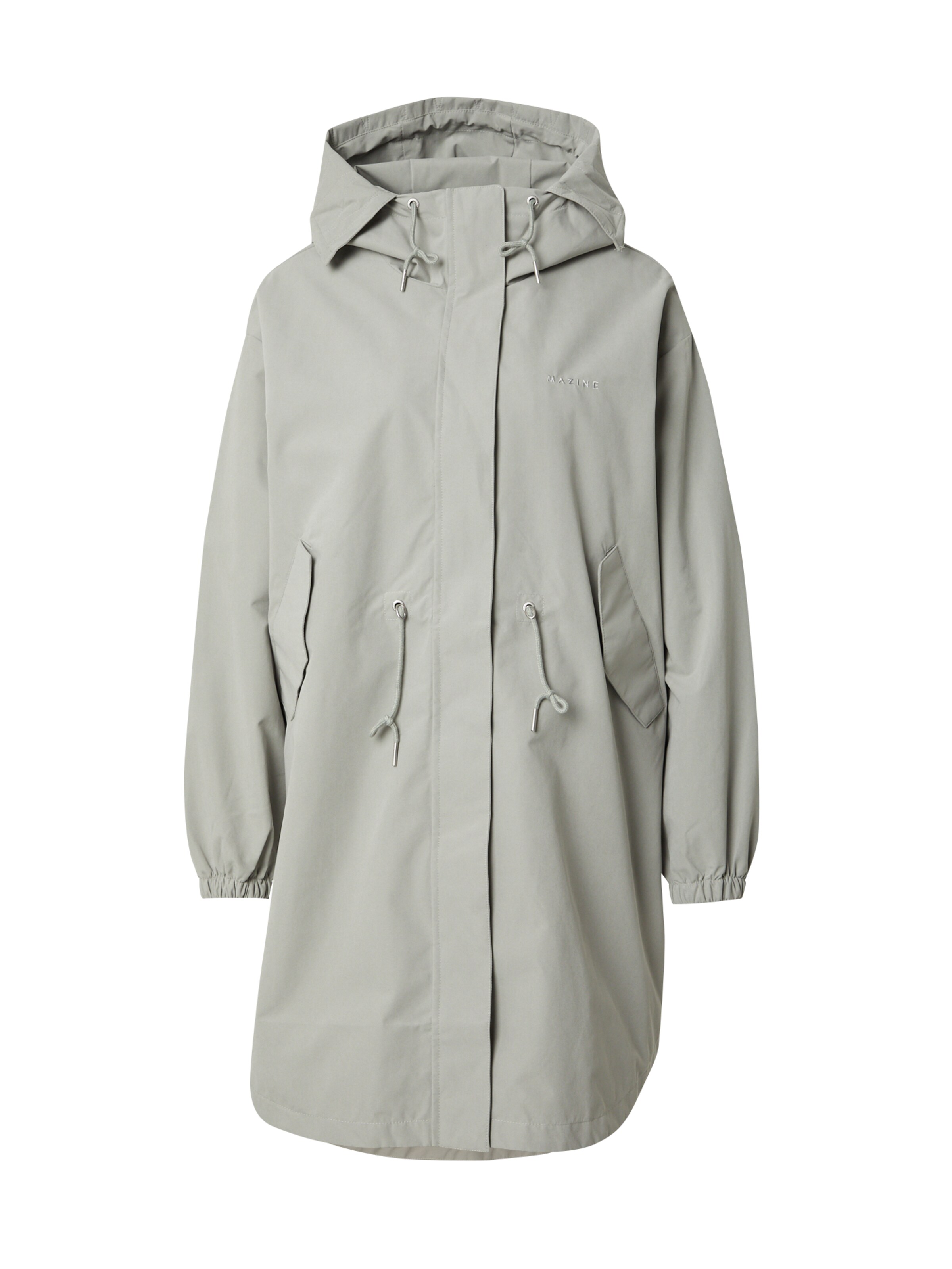 mazine Přechodová parka – šedá: přední strana