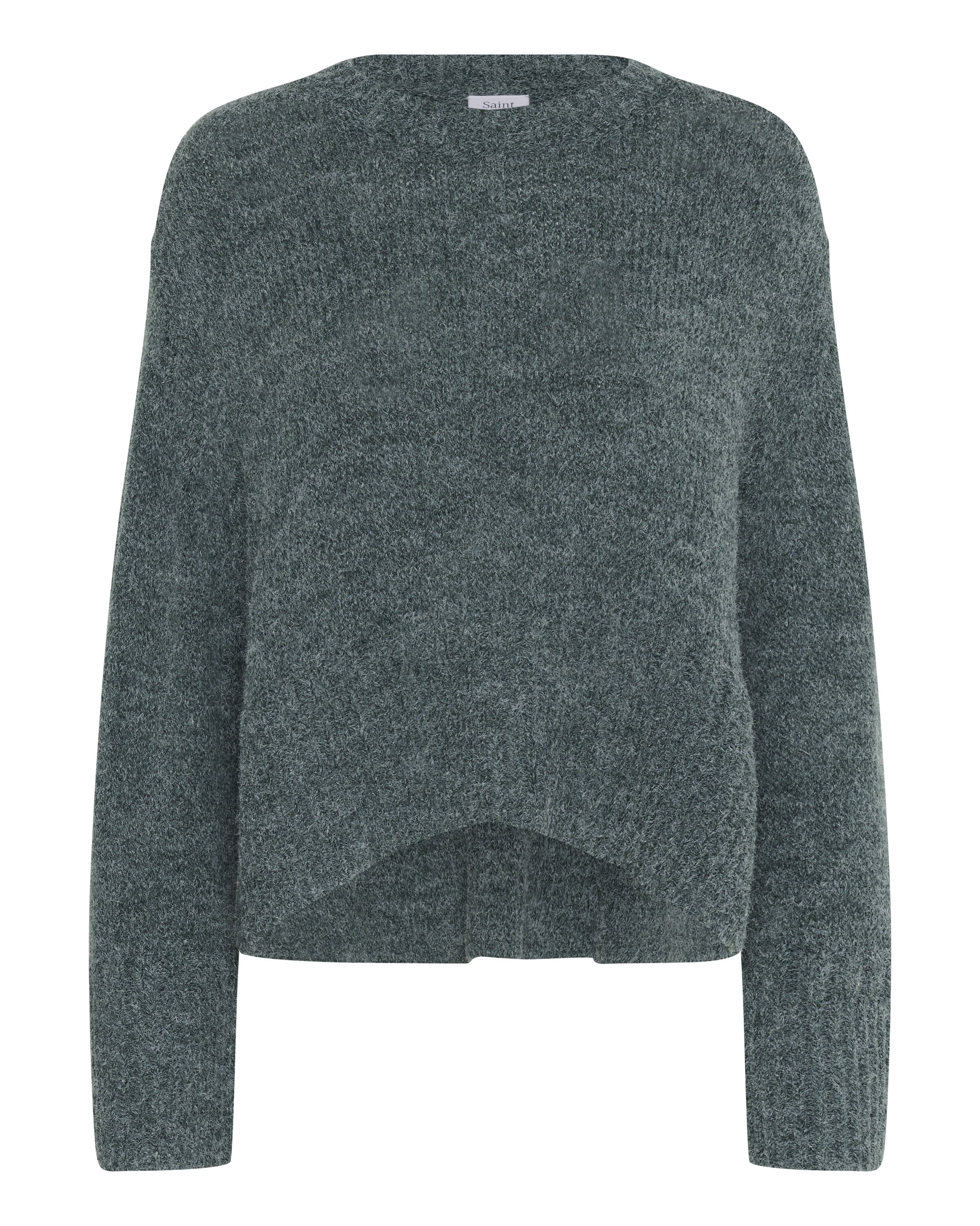 SAINT TROPEZ Pullover 'Mallory' i L i smaragd, Produktvisning