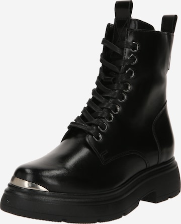 MJUS Lace-Up Ankle Boots 'CAPMETAL' in Black: front