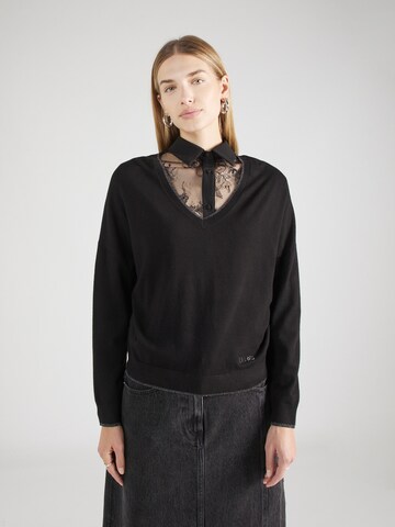 Liu Jo Sweater 'MAGLIA CHIUSA' in Black: front