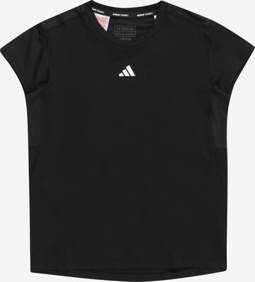 T-Shirt fonctionnel 'Aeroready 3-Stripes' ADIDAS SPORTSWEAR en noir : devant
