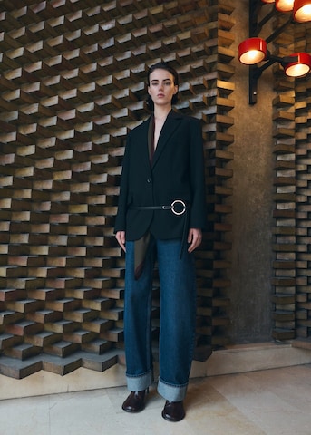 MANGO Loose fit Jeans 'Eugenie' in Blue