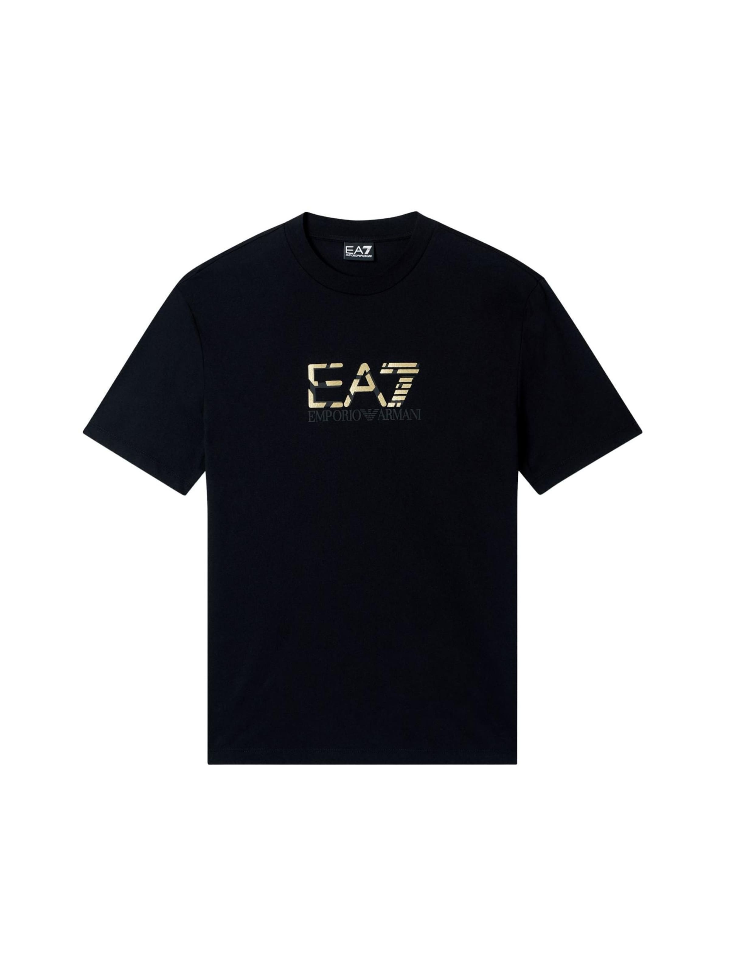 EA7 Emporio Armani - Camiseta 'EA7 EMPORIO ARMANI JERSEY T-SHIRT T-Shirt e Polo' en negro: frente
