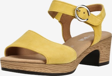 Sandales GABOR en jaune : devant