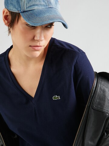 LACOSTE - Camiseta en azul