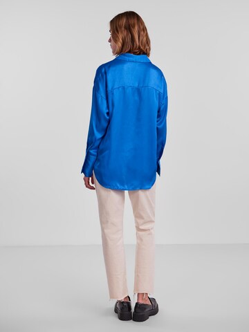 PIECES Blouse 'Andrea' in Blauw