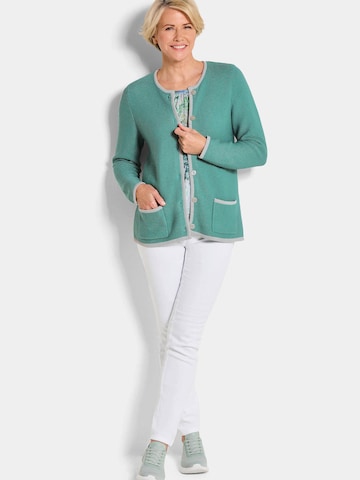 Goldner Gebreid vest in Groen