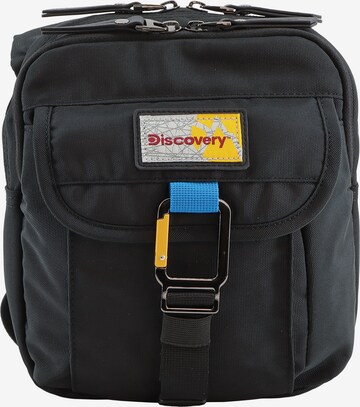 Discovery Crossbody Bag in Black: front