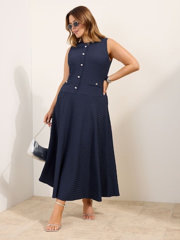 Friends Like These Gebreide jurk in Blauw
