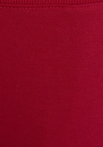 KangaROOS Tapered Pajama Pants in Red