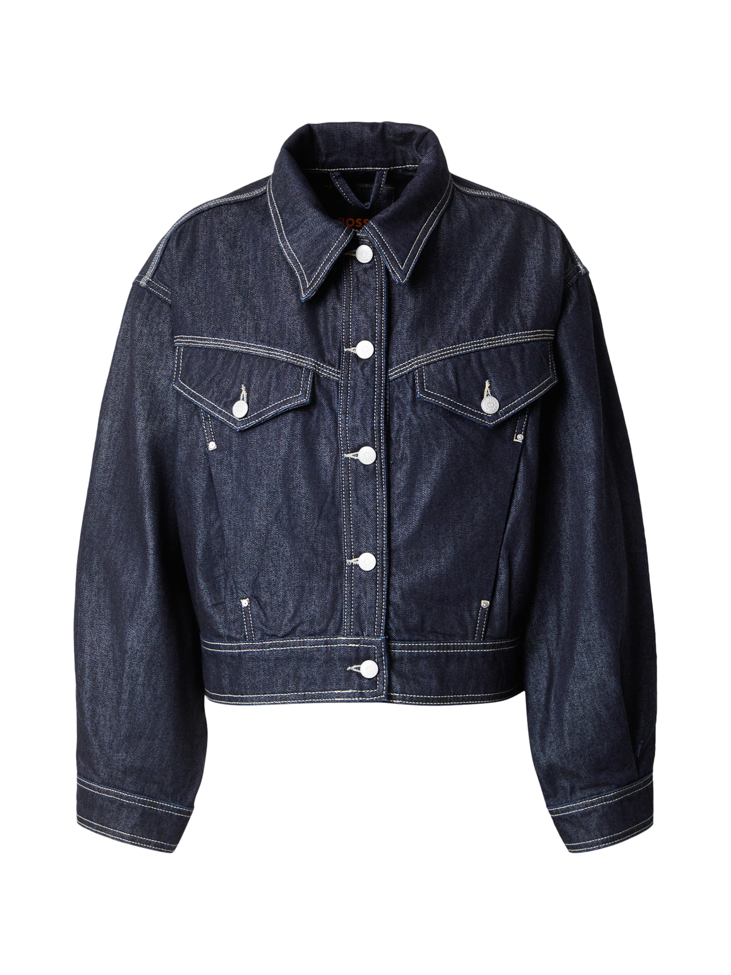 Giacca di mezza stagione di BOSS in blu: frontale