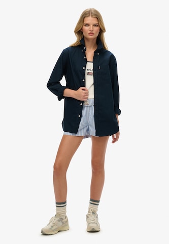Chemisier 'Essentials' Superdry en bleu