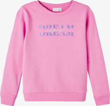 NAME IT Sweatshirt 'BADREAM' in Pink: front