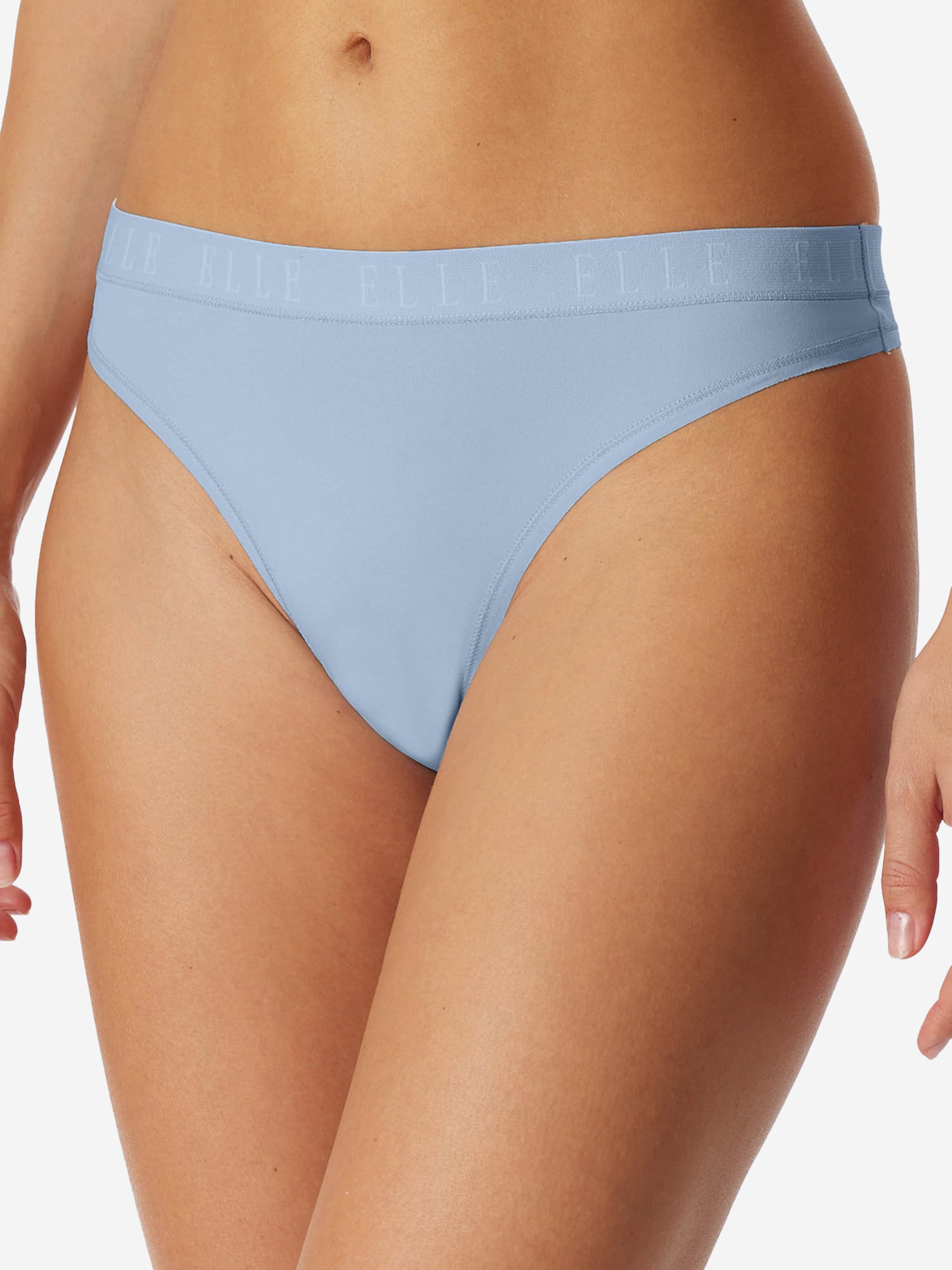 ELLE String ' Logo ' in Blauw: voorkant