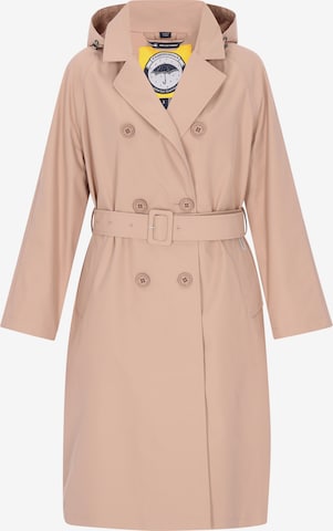 Schmuddelwedda - Abrigo funcional en beige: frente